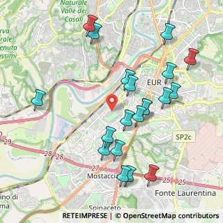 Mappa Via Oslo, 00144 Roma RM, Italia (2.2515)