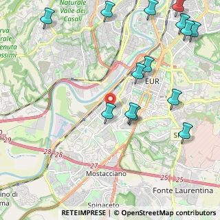 Mappa Via Oslo, 00144 Roma RM, Italia (2.93929)