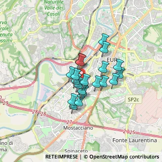 Mappa Via Oslo, 00144 Roma RM, Italia (1.2405)