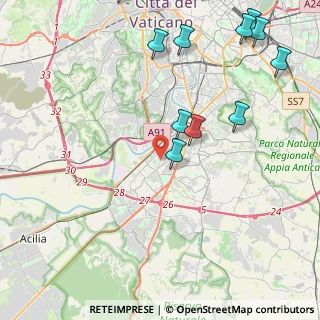 Mappa Viale Città D'Europa, 00144 Roma RM, Italia (7.34)