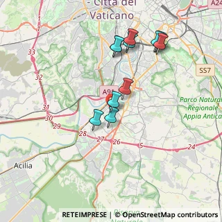 Mappa Viale Città D'Europa, 00144 Roma RM, Italia (3.85455)