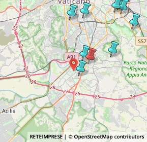 Mappa Viale Città D'Europa, 00144 Roma RM, Italia (7.34)