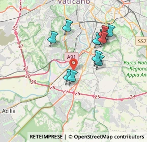 Mappa Viale Città D'Europa, 00144 Roma RM, Italia (3.39182)