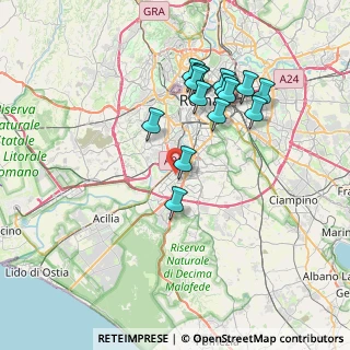 Mappa Viale Città D'Europa, 00144 Roma RM, Italia (7.35133)
