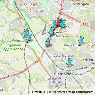 Mappa Via Lucio Mariani, 00178 Roma RM, Italia (1.90167)