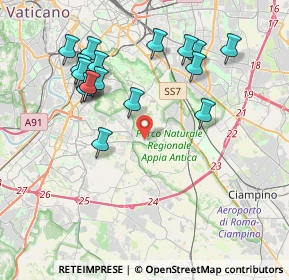Mappa Via Pescopagano, 00178 Roma RM, Italia (4.33412)