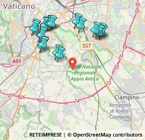 Mappa Via Pescopagano, 00178 Roma RM, Italia (4.584)