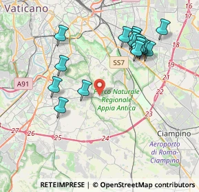 Mappa Via Pescopagano, 00178 Roma RM, Italia (4.35125)