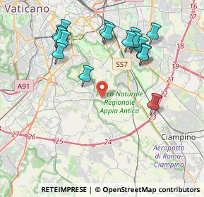 Mappa Via Pescopagano, 00178 Roma RM, Italia (4.51938)