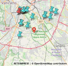 Mappa Via Pescopagano, 00178 Roma RM, Italia (4.79579)