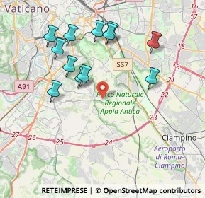 Mappa Via Pescopagano, 00178 Roma RM, Italia (4.165)