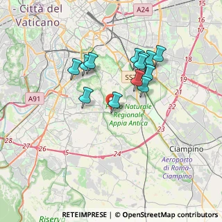 Mappa Via Pescopagano, 00178 Roma RM, Italia (3.31)