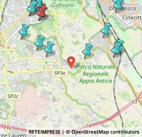 Mappa Via Pescopagano, 00178 Roma RM, Italia (3.15813)