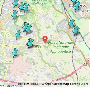 Mappa Via Pescopagano, 00178 Roma RM, Italia (2.922)