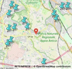 Mappa Via Pescopagano, 00178 Roma RM, Italia (3.20786)
