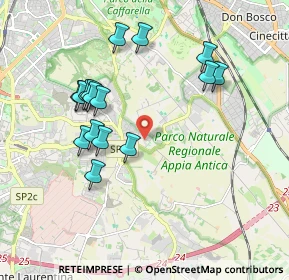 Mappa Via Pescopagano, 00178 Roma RM, Italia (1.9675)