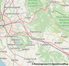 Mappa 00036 Palestrina RM, Italia (7.1895)
