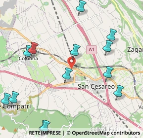 Mappa Via Fiorito Col, 00030 San Cesareo RM, Italia (2.82)