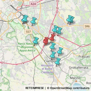 Mappa Via Alessandro della Seta, 00173 Roma RM, Italia (3.72071)