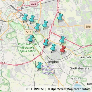 Mappa Via Alessandro della Seta, 00173 Roma RM, Italia (3.72091)