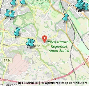 Mappa Via di Tor Carbone, 00178 Roma RM, Italia (3.51706)
