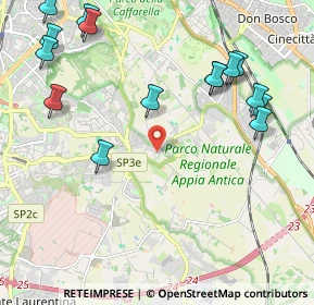 Mappa Via di Tor Carbone, 00178 Roma RM, Italia (2.76933)