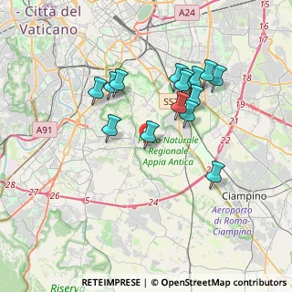 Mappa Via di Tor Carbone, 00178 Roma RM, Italia (3.53067)