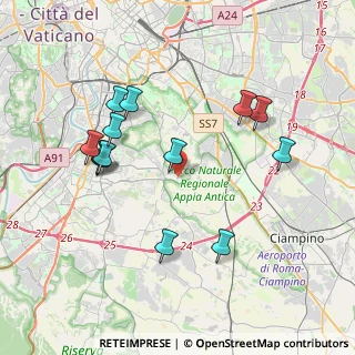 Mappa Via di Tor Carbone, 00178 Roma RM, Italia (4.08462)