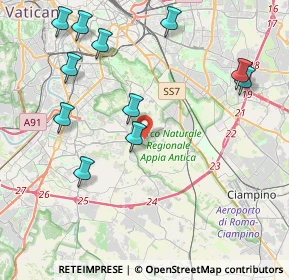 Mappa Via di Tor Carbone, 00178 Roma RM, Italia (4.99455)