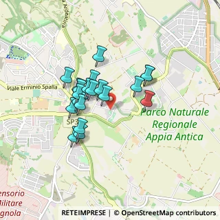 Mappa Via di Tor Carbone, 00178 Roma RM, Italia (0.7275)