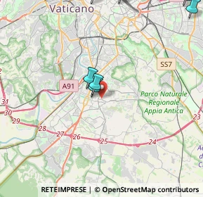 Mappa Via Luigi Lilio, 00143 Roma RM, Italia (7.25118)