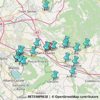 Mappa SS 155, 00030 San Cesareo RM, Italia (8.9615)