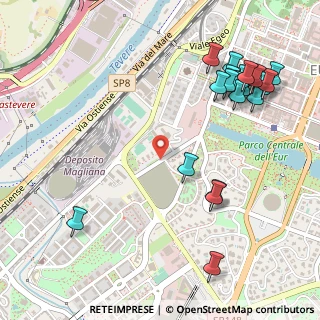 Mappa Viale dei Primati Sportivi, 00144 Roma RM, Italia (0.692)