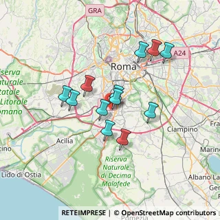 Mappa Viale dei Primati Sportivi, 00144 Roma RM, Italia (6.11417)