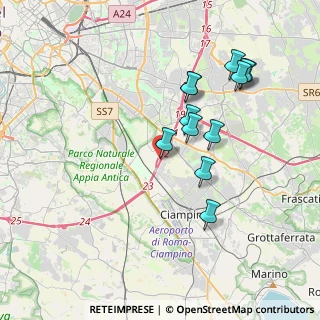 Mappa Via Circonvallazione Orientale, 00178 Roma RM, Italia (3.74833)