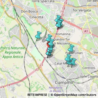 Mappa Via Circonvallazione Orientale, 00178 Roma RM, Italia (1.476)