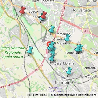 Mappa Via Circonvallazione Orientale, 00178 Roma RM, Italia (1.9)