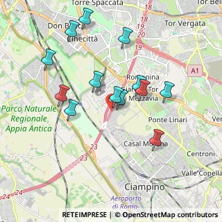 Mappa Via Circonvallazione Orientale, 00178 Roma RM, Italia (1.91692)