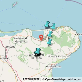 Mappa Via Guglielmo Marconi, 71010 Cagnano Varano FG, Italia (13.2125)