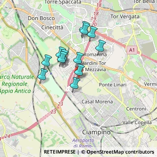 Mappa Via Michele Migliarini, 00173 Roma RM, Italia (1.56333)
