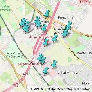 Mappa Via Michele Migliarini, 00173 Roma RM, Italia (1.068)