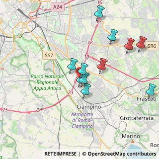 Mappa Via Michele Migliarini, 00173 Roma RM, Italia (3.81545)