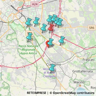 Mappa Via Michele Migliarini, 00173 Roma RM, Italia (3.74083)