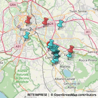 Mappa Via Michele Migliarini, 00173 Roma RM, Italia (5.39438)