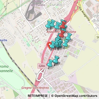 Mappa Via del Casale di Gregna, 00178 Roma RM, Italia (0.338)