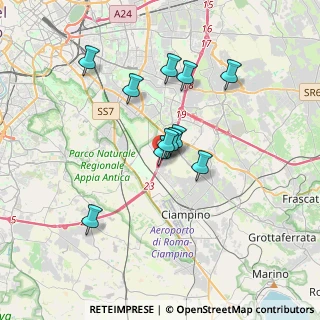 Mappa Via del Casale di Gregna, 00178 Roma RM, Italia (3.06)