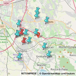 Mappa Via Fontanile Tuscolano, 00044 Frascati RM, Italia (4.34867)