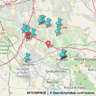 Mappa Via Fontanile Tuscolano, 00044 Frascati RM, Italia (4.12462)