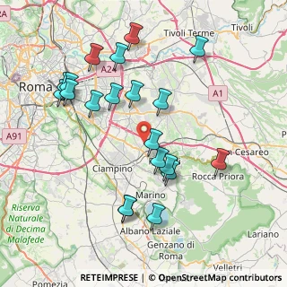 Mappa Via Fontanile Tuscolano, 00044 Frascati RM, Italia (8.6715)