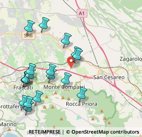 Mappa Via Montecompatri Colonna, 00030 Colonna RM, Italia (4.70833)